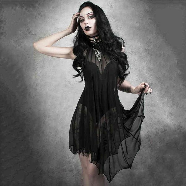 casual dresses imily bela halloween gauze mesh dress women gothic sleeveless stand collar draped transparent lace femme vestidos d8iy, Black;gray
casual dresses imily bela halloween gauze mesh dress women gothic sleeveless stand collar draped transparent lace femme vestidos d8iy, Black;gray