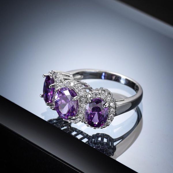 luxury female purple crystal stone ring charm silver color wedding rings for women bride oval zircon engagement, Slivery;golden
luxury female purple crystal stone ring charm silver color wedding rings for women bride oval zircon engagement, Slivery;golden