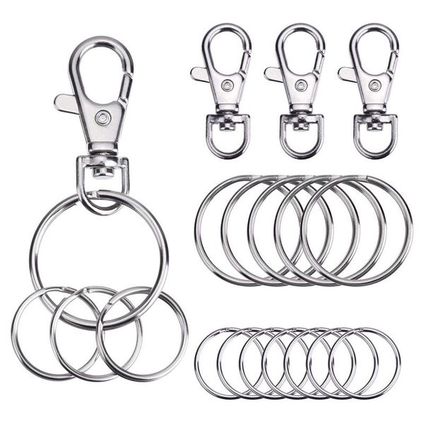 keychains 200 pieces key hooks rings set 20 mm 120 30 40 metal swivel snap hook, Silver
keychains 200 pieces key hooks rings set 20 mm 120 30 40 metal swivel snap hook, Silver