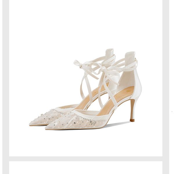 slippers 2021 summer white mesh bridal wedding shoes stiletto heel strap sandals banquet dress single women apf5, Black
slippers 2021 summer white mesh bridal wedding shoes stiletto heel strap sandals banquet dress single women apf5, Black