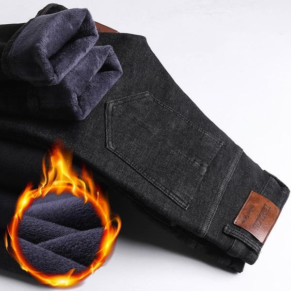 men's jeans 40 42 44 46 plus size fleece thick warm fit winter classic style fashion brand slim stretch pencil black, Blue
men's jeans 40 42 44 46 plus size fleece thick warm fit winter classic style fashion brand slim stretch pencil black, Blue