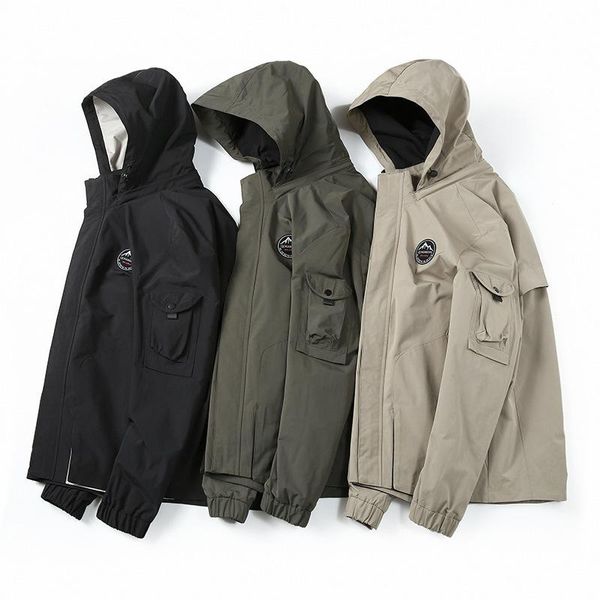 men's jackets 2021 arrivals hooded tooling windproof and waterproof single-layer submachine jacket group purchase genuine buying, Black;brown
men's jackets 2021 arrivals hooded tooling windproof and waterproof single-layer submachine jacket group purchase genuine buying, Black;brown