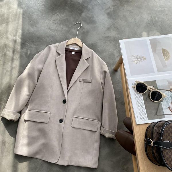 zhi cong xi 2021 good morning color too beautiful loose bf wind long fund suit coat woman 1722 women's suits & blazers, White;black
zhi cong xi 2021 good morning color too beautiful loose bf wind long fund suit coat woman 1722 women's suits & blazers, White;black