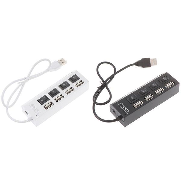 hubs practical durable 4-port usb2.0 high speed hub adapter power on / off switch for performance
hubs practical durable 4-port usb2.0 high speed hub adapter power on / off switch for performance