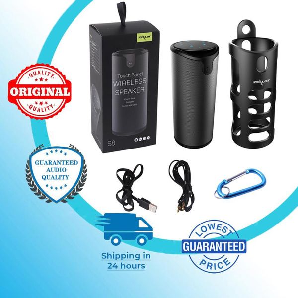 outdoor sound column hifi stereo subwoofer music box portable, high-power speaker supports tf card s8 wireless bluetooth portable speakers
outdoor sound column hifi stereo subwoofer music box portable, high-power speaker supports tf card s8 wireless bluetooth portable speakers