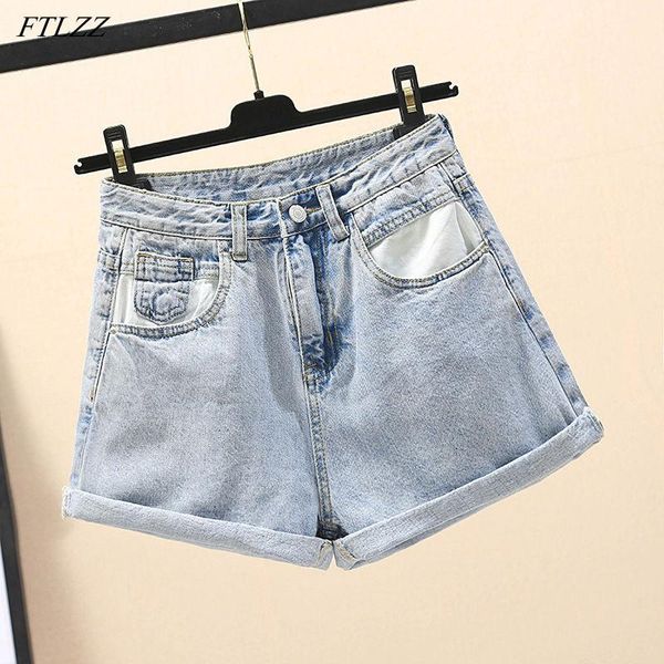 summer women vintage high waist loose blue denim shorts casual female wide leg solid color jeans women's, White;black
summer women vintage high waist loose blue denim shorts casual female wide leg solid color jeans women's, White;black