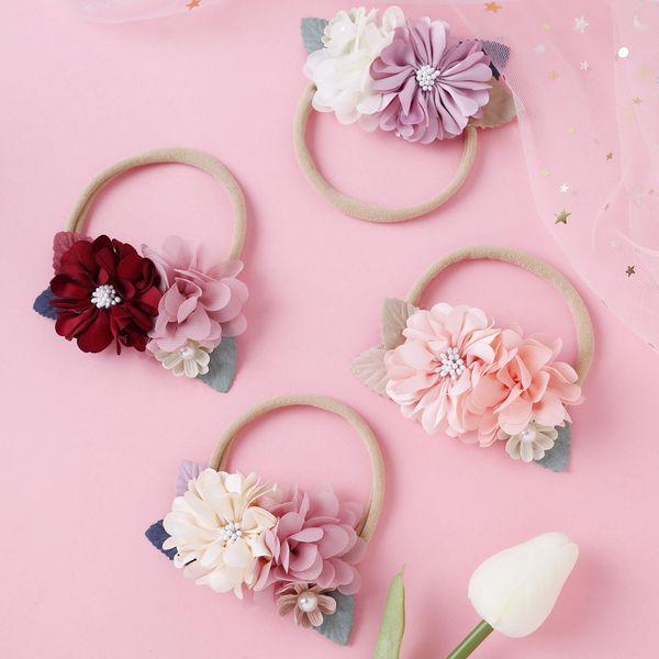 baby floral headbands for baby girls chiffon flowers nylon headband turban baby leaves hairband newborn headwear, Slivery;white
baby floral headbands for baby girls chiffon flowers nylon headband turban baby leaves hairband newborn headwear, Slivery;white