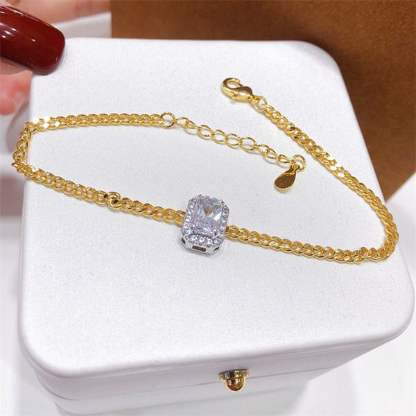 net red ins style fashion full diamond bracelet women's korean version simple personalized hand jewelry purchase, Golden;silver
net red ins style fashion full diamond bracelet women's korean version simple personalized hand jewelry purchase, Golden;silver