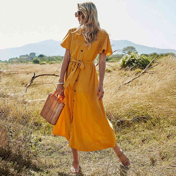 jumpsuit yellow long spring summer women slim v neck button single breasted sashes female holiday es vestidos, Black;white
jumpsuit yellow long spring summer women slim v neck button single breasted sashes female holiday es vestidos, Black;white