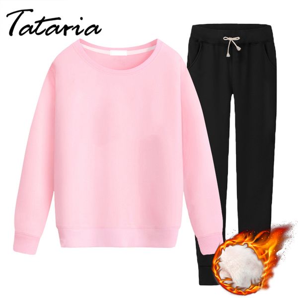 2 piece set women outfits velvet tracksuit sport pullover casual two o-neck sweatshirt suit for 210514, White
2 piece set women outfits velvet tracksuit sport pullover casual two o-neck sweatshirt suit for 210514, White