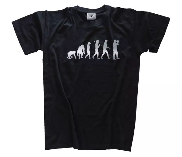 silver edition camcorder evolution hobbyfilmer camera video t-shirt s-xxxl, White;black
silver edition camcorder evolution hobbyfilmer camera video t-shirt s-xxxl, White;black