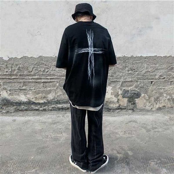 men's t-shirts geskeey hiphop oversize street fashion summer brocade cross graffit plussize t-shirt loose casual bigsize couple trend, White;black
men's t-shirts geskeey hiphop oversize street fashion summer brocade cross graffit plussize t-shirt loose casual bigsize couple trend, White;black