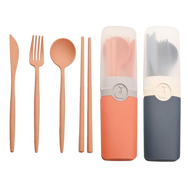 dinnerware sets 5pcs travel cutlery orange tableware set portable box wheat straw chopstick knife fork spoon student
dinnerware sets 5pcs travel cutlery orange tableware set portable box wheat straw chopstick knife fork spoon student