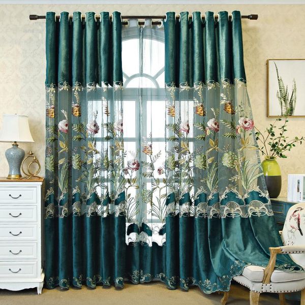 curtain & drapes windows blackout curtains for living room bedroom balcony european-style plant flower embroidery
curtain & drapes windows blackout curtains for living room bedroom balcony european-style plant flower embroidery