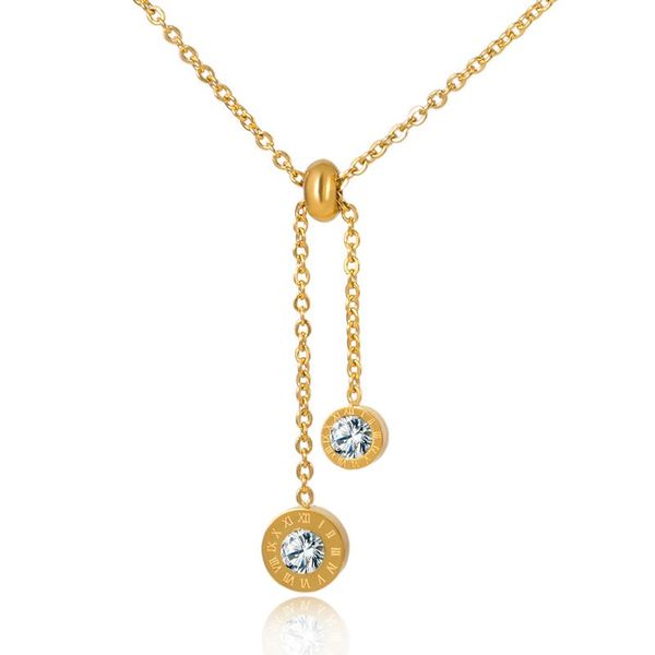 pendant necklaces long tassel statement necklace for women choker roman letter round crystal collier steel jewelry collar gift, Silver
pendant necklaces long tassel statement necklace for women choker roman letter round crystal collier steel jewelry collar gift, Silver
