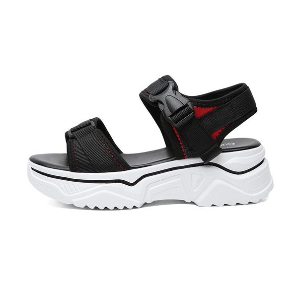 open-toe platform sandals, buckle straps, color matching shoes, women's shoes dress, Black
open-toe platform sandals, buckle straps, color matching shoes, women's shoes dress, Black