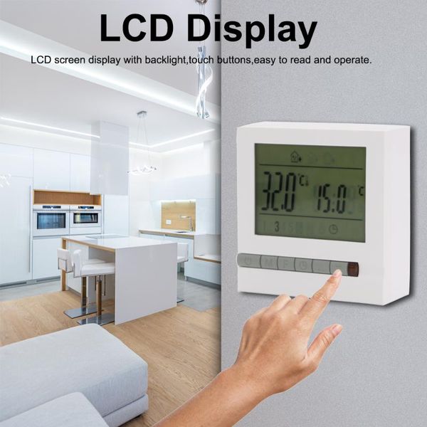 smart home control lcd gas boiler heating thermostat 3a weekly programmable room temperature controller digital
smart home control lcd gas boiler heating thermostat 3a weekly programmable room temperature controller digital