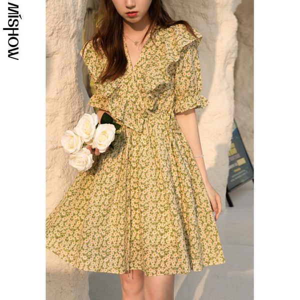 casual dresses mishow dress for women elegant large flare collar puff short sleeve foral printed sweet clothing mxa22l0141, Black;gray
casual dresses mishow dress for women elegant large flare collar puff short sleeve foral printed sweet clothing mxa22l0141, Black;gray