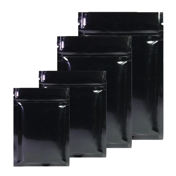 gift wrap 100pcs black aluminum foil mylar bag heat seal resealable self food coffee tea snack storage packaging pouches
gift wrap 100pcs black aluminum foil mylar bag heat seal resealable self food coffee tea snack storage packaging pouches