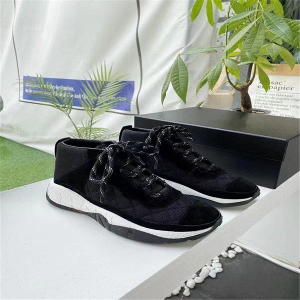 designer womens casual shoes paris velvet calfskin stretch trainer black mesh lace-up breathable sneakers increased with box
designer womens casual shoes paris velvet calfskin stretch trainer black mesh lace-up breathable sneakers increased with box