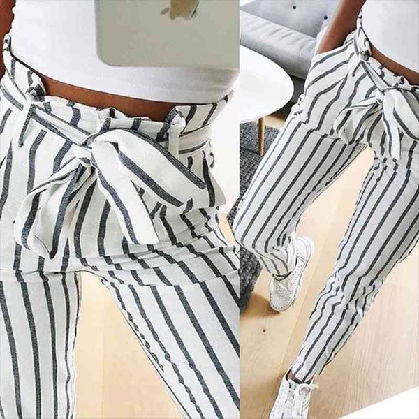 fashion autumn women casual mid waist pants white striped bow tie drawstring sweet elastic waist pockets casual trousers, Black;white
fashion autumn women casual mid waist pants white striped bow tie drawstring sweet elastic waist pockets casual trousers, Black;white