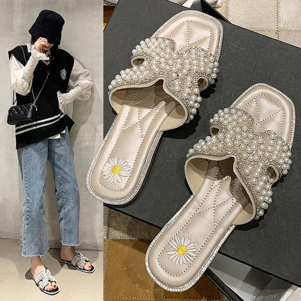 slippers summer fashion xiao zouju sandal outside 2021 string bead wedges low 1cm-3cm breathable non-slip sandals women, Black
slippers summer fashion xiao zouju sandal outside 2021 string bead wedges low 1cm-3cm breathable non-slip sandals women, Black