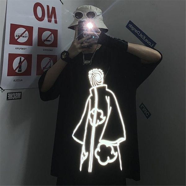 men's t-shirts luminous harajuku male tshirt streetwear oversize anime summer t shirt hip hop high street fashion japan, White;black
men's t-shirts luminous harajuku male tshirt streetwear oversize anime summer t shirt hip hop high street fashion japan, White;black