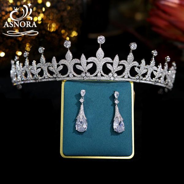 hair clips & barrettes asnora european queen crown bridal accessories elegant crystal headdress zircon tiaras and crowns for women wedding, Golden;silver
hair clips & barrettes asnora european queen crown bridal accessories elegant crystal headdress zircon tiaras and crowns for women wedding, Golden;silver