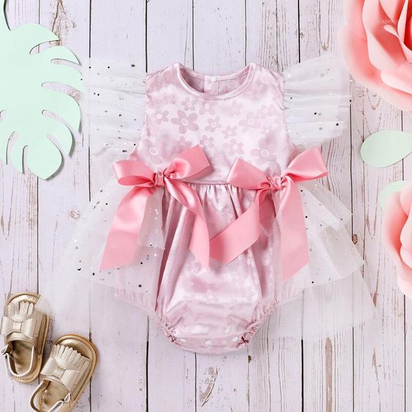 rompers 2021 baby summer clothing born girl bow ruffle sleeve floral romper tulle dress clothes birthday costume, Blue
rompers 2021 baby summer clothing born girl bow ruffle sleeve floral romper tulle dress clothes birthday costume, Blue