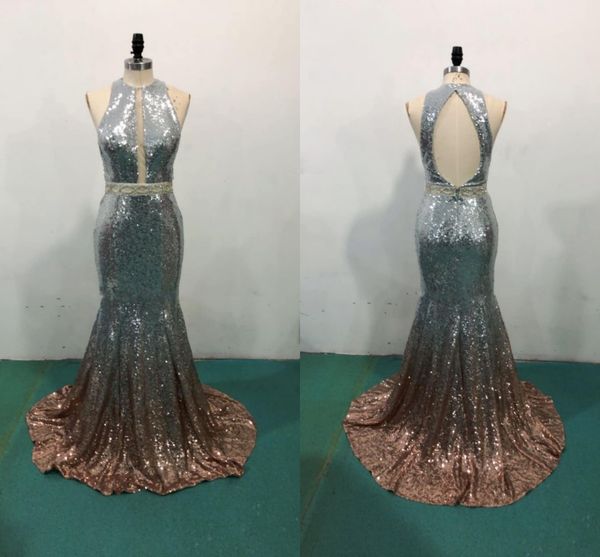glitter rose gold sliver ombre prom dresses evening formal gowns mermaid sequined fabric keyhole back longcocktail pageant dress, Black
glitter rose gold sliver ombre prom dresses evening formal gowns mermaid sequined fabric keyhole back longcocktail pageant dress, Black