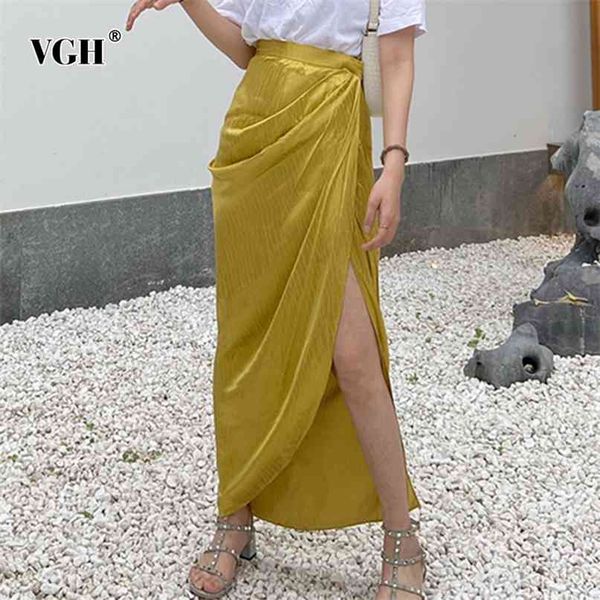 chic gold skirt for women high waist loose ruched asymmetrical hem solid mid skirts female spring clothing fashion 210531, Black
chic gold skirt for women high waist loose ruched asymmetrical hem solid mid skirts female spring clothing fashion 210531, Black