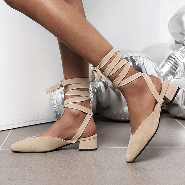 dress shoes agodor 2021 fashion women cross lace up pumps mid block heel slingback ladies square toe elegant size 32-48, Black
dress shoes agodor 2021 fashion women cross lace up pumps mid block heel slingback ladies square toe elegant size 32-48, Black
