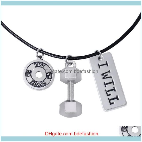 & pendants jewelryleisure outdoor fitness sports necklaces gym barbell pendant portfolio leather necklace inspirational gift jewelry dropshi, Silver
& pendants jewelryleisure outdoor fitness sports necklaces gym barbell pendant portfolio leather necklace inspirational gift jewelry dropshi, Silver