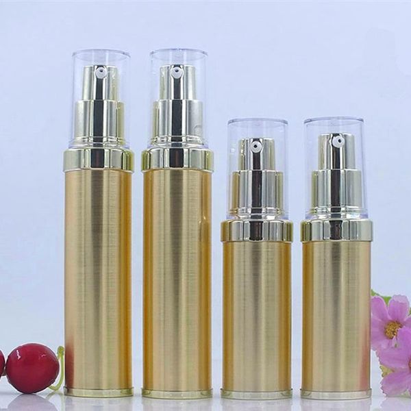 storage bottles & jars 100pcs 20ml 30ml empty gold silver airless vacuum pump cosmetic bottle mini spray lotion makeup container
storage bottles & jars 100pcs 20ml 30ml empty gold silver airless vacuum pump cosmetic bottle mini spray lotion makeup container