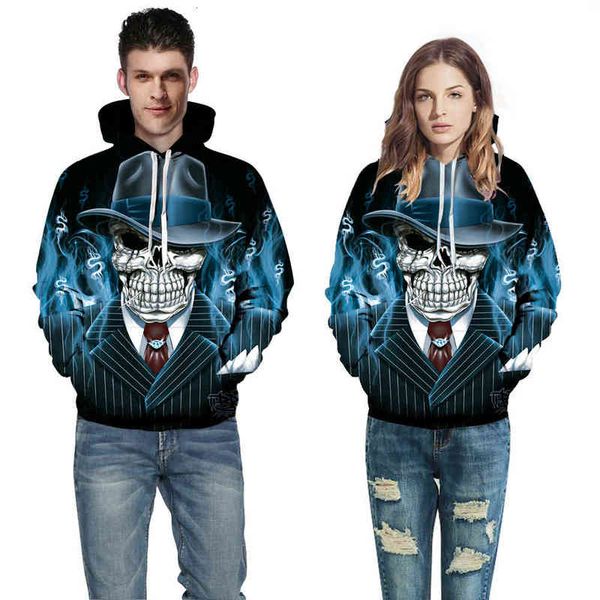 men's nnd women's sweatshirts digital printing pullover hooded loose couple sweater autumn and winter trendsetter couple cloth, Black
men's nnd women's sweatshirts digital printing pullover hooded loose couple sweater autumn and winter trendsetter couple cloth, Black