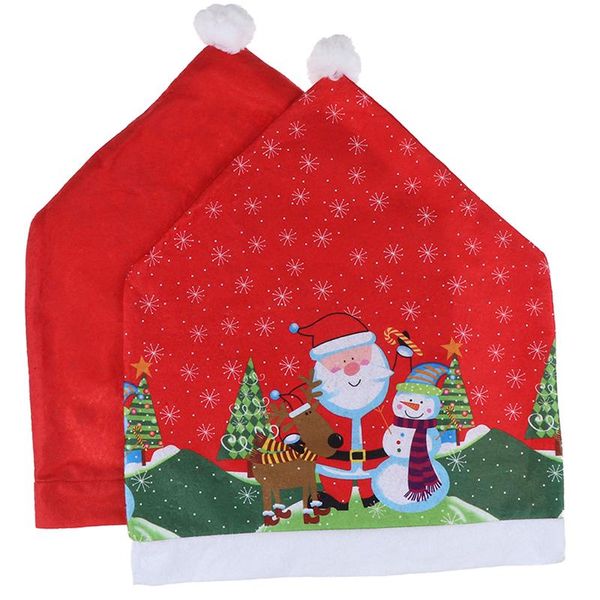 chair covers 1pcs christmas decoration santa claus red hat back cover for home party dining room table
chair covers 1pcs christmas decoration santa claus red hat back cover for home party dining room table