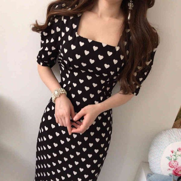 summer french style women's vintage maxi dress sundresses heart-shaped ruffled short-sleeved fishtail femme robe 210514, Black;gray
summer french style women's vintage maxi dress sundresses heart-shaped ruffled short-sleeved fishtail femme robe 210514, Black;gray