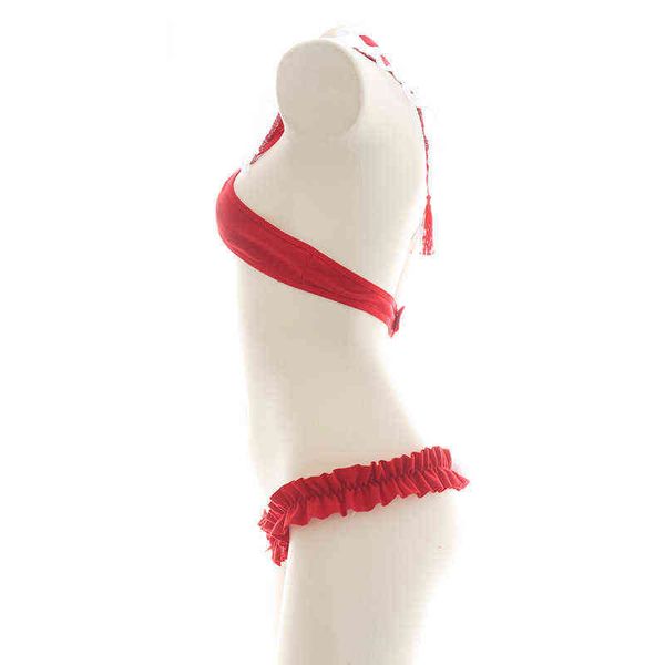 nxy setsanta costume christmas lingerie set cute hollow out bikini bowknot ruffle halter neck bra rabbit tail briefs cosplay 1127, Red;black
nxy setsanta costume christmas lingerie set cute hollow out bikini bowknot ruffle halter neck bra rabbit tail briefs cosplay 1127, Red;black
