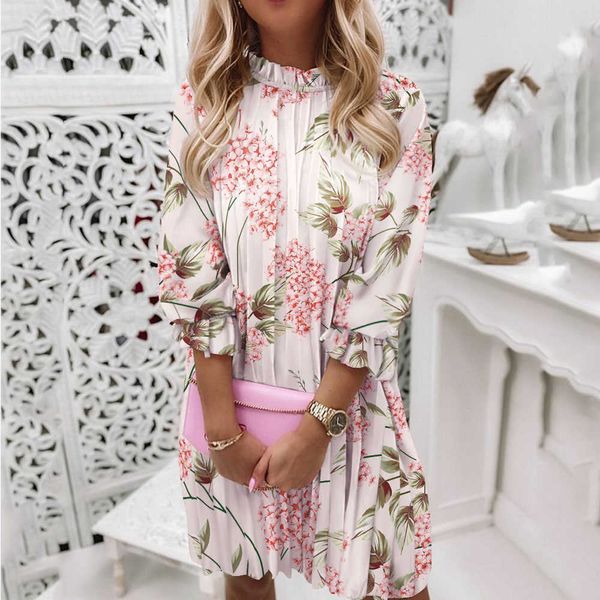 2021 robe femme autumn dresses fashion for women's ruffle o neck print casual loose pleated ladies long sleeve dresses y1006, Black;gray
2021 robe femme autumn dresses fashion for women's ruffle o neck print casual loose pleated ladies long sleeve dresses y1006, Black;gray