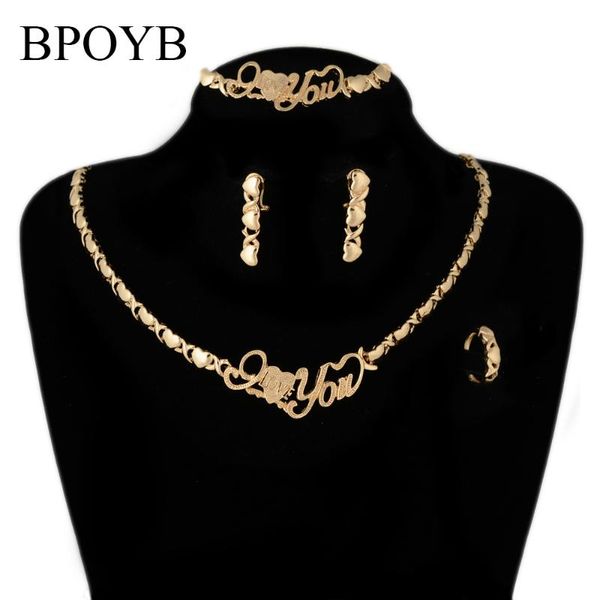 earrings & necklace bpoyb fashion simple i love you xo heart african polynesian italian beads luxury gold color jewelry set 18 duabai, Silver
earrings & necklace bpoyb fashion simple i love you xo heart african polynesian italian beads luxury gold color jewelry set 18 duabai, Silver