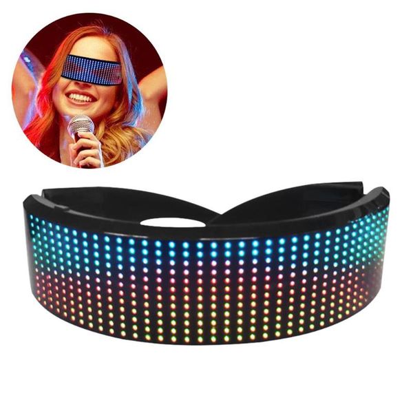 party decoration magic bluetooth led glasses shield luminous usb charge diy app control multi-lingual shiny for halloween
party decoration magic bluetooth led glasses shield luminous usb charge diy app control multi-lingual shiny for halloween