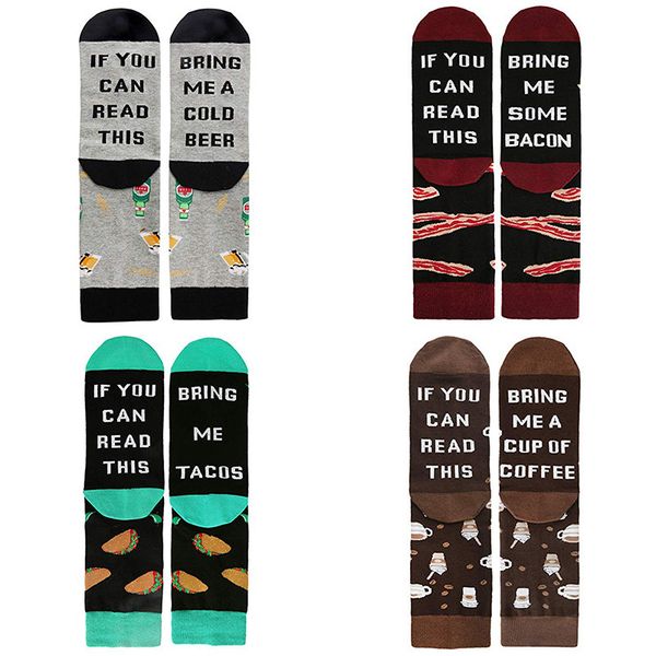 women's sorks hosiery if you can read this, Black;white