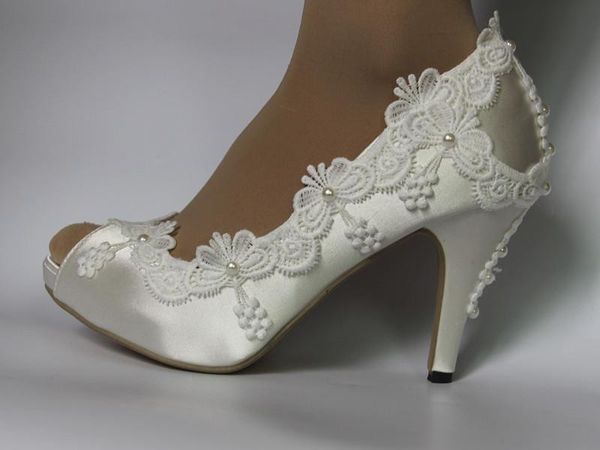 wedding shoes vintage lace peep toe high heels, women's bridal bridesmaid, party dress, Black
wedding shoes vintage lace peep toe high heels, women's bridal bridesmaid, party dress, Black