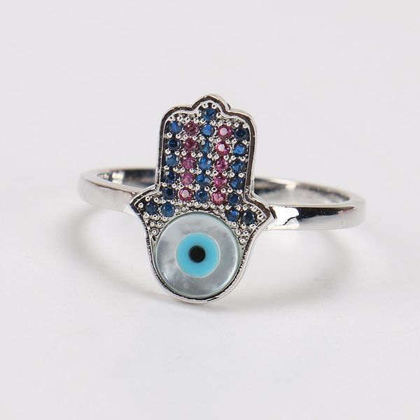cluster rings lucky eye shell crystal zircon cz band engagement ring women men silver-color evil jewelry ey4680, Golden;silver
cluster rings lucky eye shell crystal zircon cz band engagement ring women men silver-color evil jewelry ey4680, Golden;silver