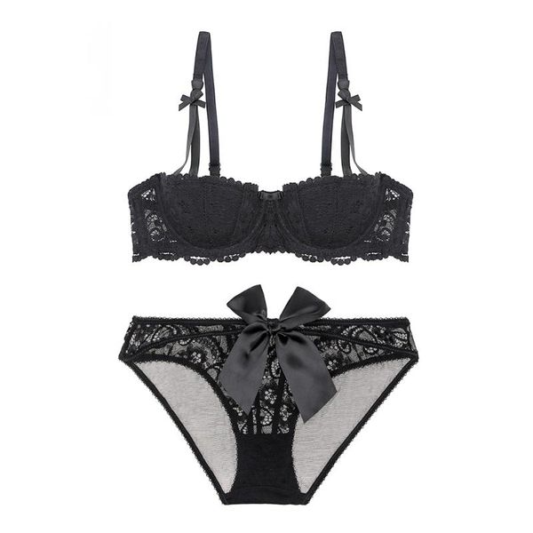 bras shell half cup underwire gather bra ladies embroidered big bow erotic lace panties black red white 2pieces/set cyhwr, Red;black
bras shell half cup underwire gather bra ladies embroidered big bow erotic lace panties black red white 2pieces/set cyhwr, Red;black