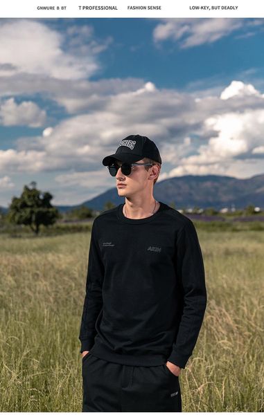 men's hoodies & sweatshirts 4046 trendy simple plus velvet thick heavyweight cotton round neck, Black
men's hoodies & sweatshirts 4046 trendy simple plus velvet thick heavyweight cotton round neck, Black