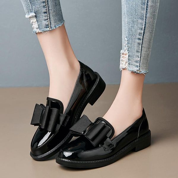 dress shoes office pumps women low heels 3cm block heel british style heeled loafers chunky zapotos de taco mujer, Black
dress shoes office pumps women low heels 3cm block heel british style heeled loafers chunky zapotos de taco mujer, Black