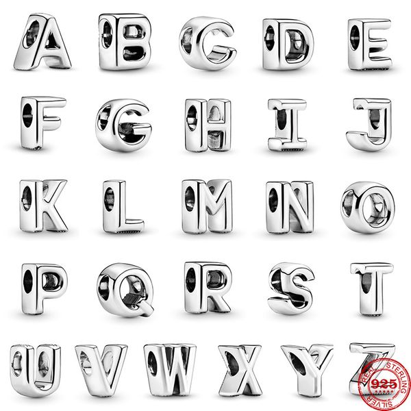 925 silver pendant english letters a-z beaded suitable for pandora bracelet diy ladies luxury fashion jewelry, Black
925 silver pendant english letters a-z beaded suitable for pandora bracelet diy ladies luxury fashion jewelry, Black