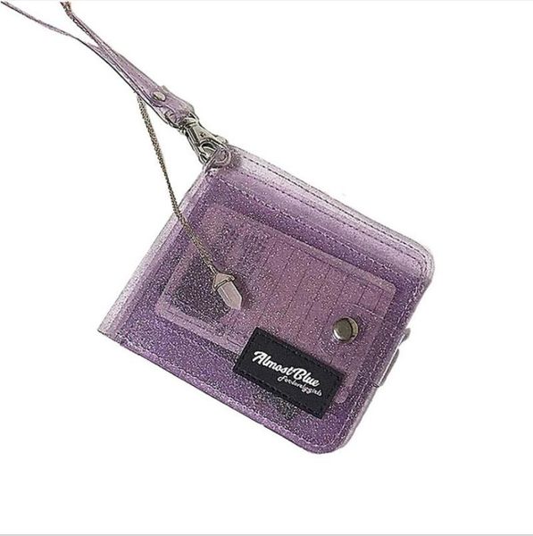 card holders cute laser transparent package id holder wallets pvc folding hanging bag neck glitter purse girl korea style, Brown;gray
card holders cute laser transparent package id holder wallets pvc folding hanging bag neck glitter purse girl korea style, Brown;gray