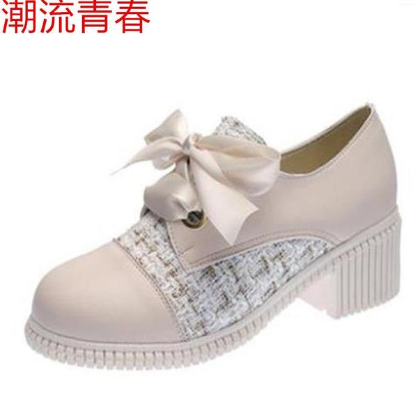 dress shoes women soft leather low heel spring and autumn comfort round head thick lace-up fashion casual single, Black
dress shoes women soft leather low heel spring and autumn comfort round head thick lace-up fashion casual single, Black